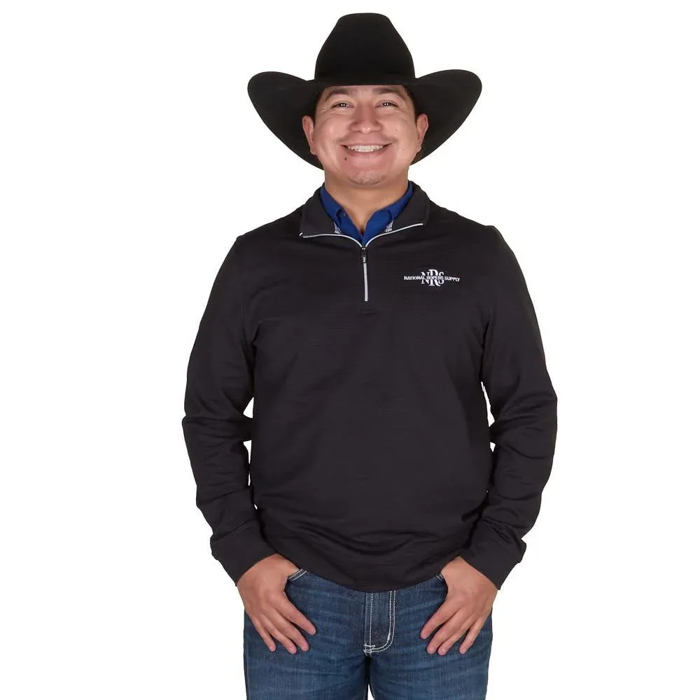 NRS Men's Black Ridge Stretch Pullover
