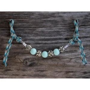 NRS Mint Leopard Silicone Beaded Curb Strap