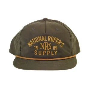 NRS National Ropers Supply Loden & Gold Rope Cap