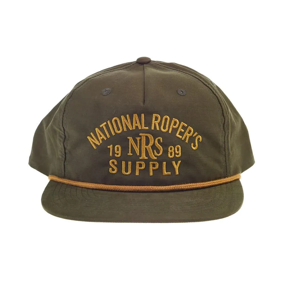 NRS National Ropers Supply Loden & Gold Rope Cap