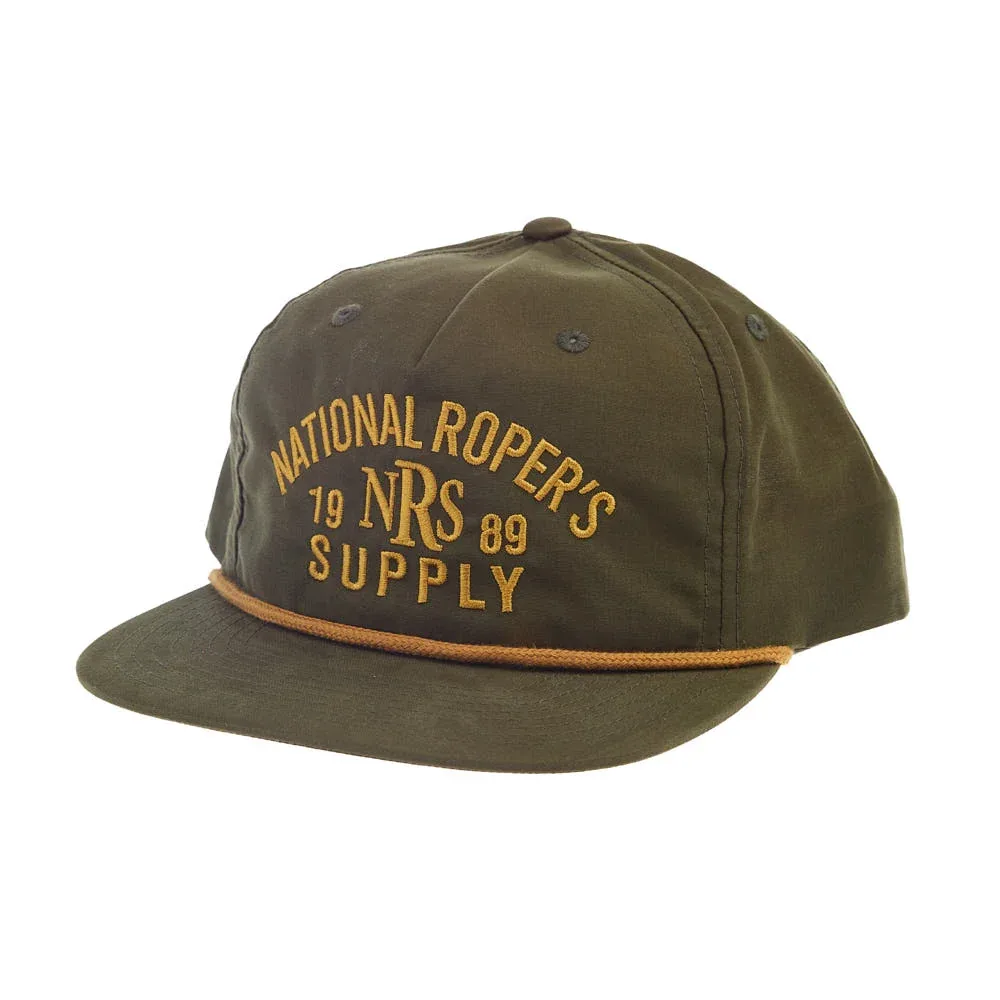NRS National Ropers Supply Loden & Gold Rope Cap - Image 2
