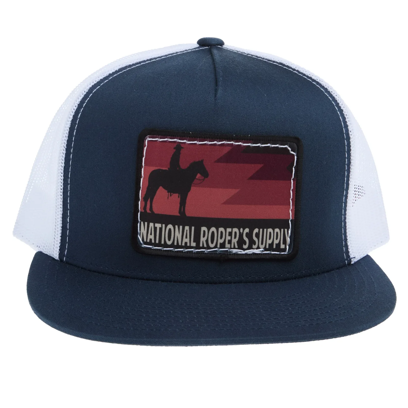 NRS National Ropers Supply Navy and White Cap - Image 2