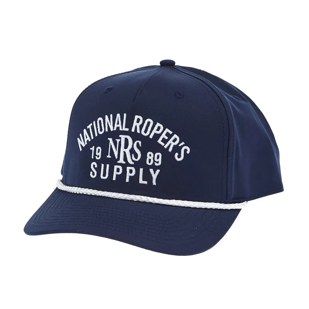 NRS National Ropers Supply Navy & White Rope Cap - Image 2