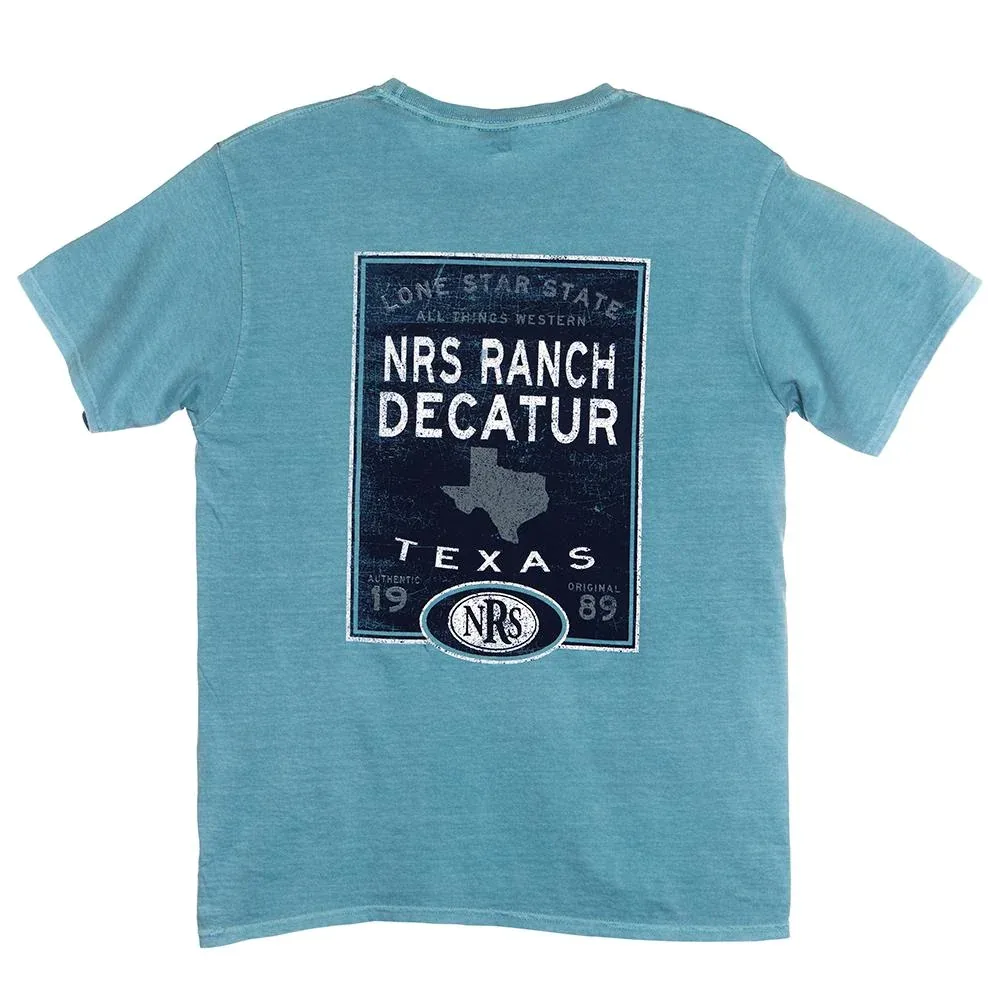 NRS NRS Ranch Lone Star State Logo Denim Tee