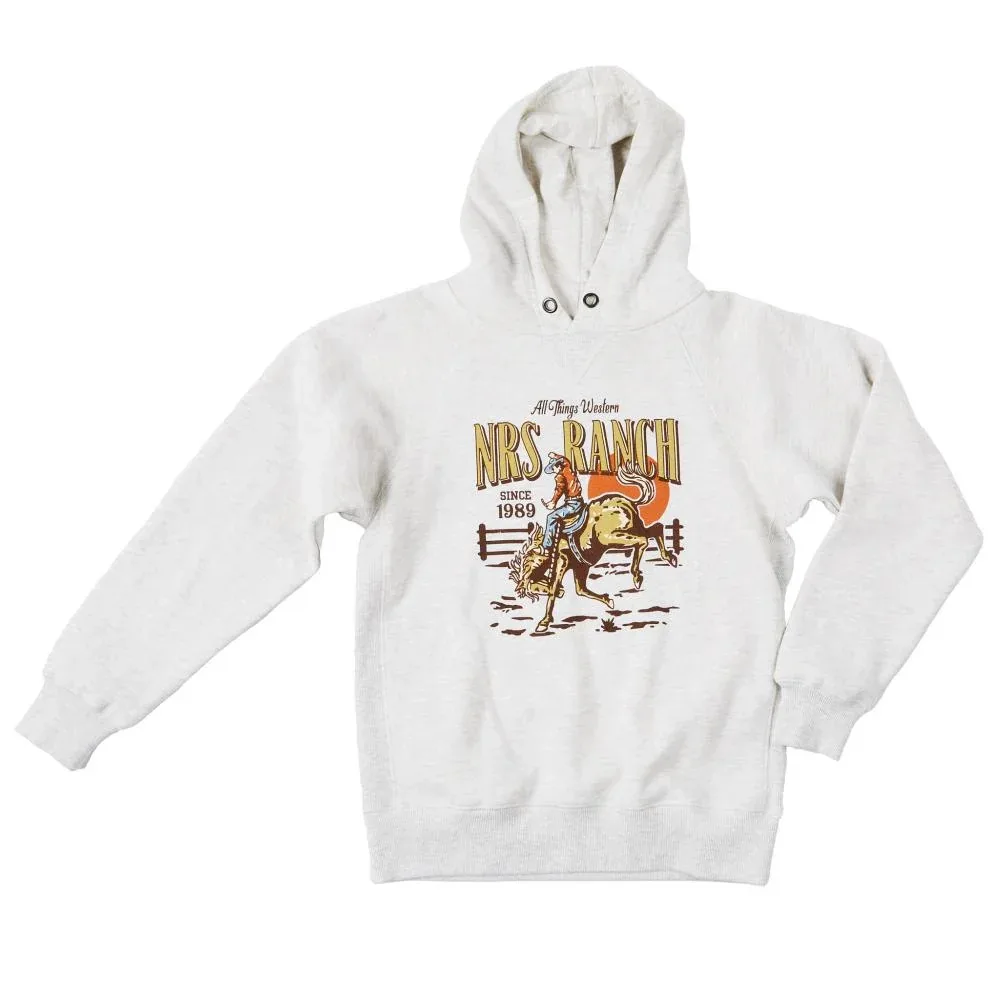 NRS NRS Ranch Youth Bucking Horse Oatmeal Hoodie