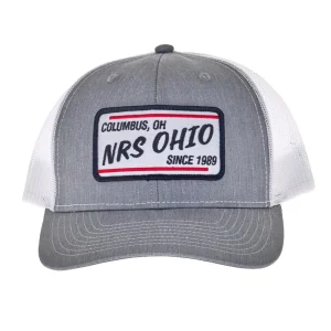 NRS Ohio Grey & White Embroidered Logo Cap