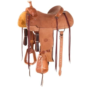 Nrs Pro Series 15in 1/8 Breed Poinsettia Hard Seat Team Roper
