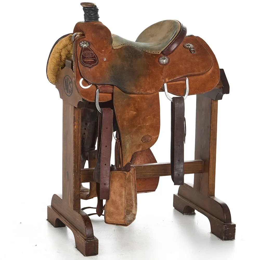 Nrs Pro Series Used 13.5in Roughout Padded Seat Team Roper