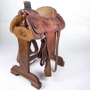 Nrs Pro Series Used 14in 1/2 Breed Basket Stamp Team Roper