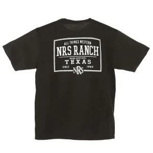 NRS Ranch All Things Western Black Back Logo Tee Shirt