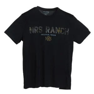 NRS Ranch Black Camo Logo Solar Shirt