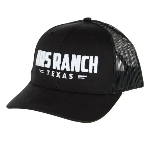 NRS Ranch Black With White 3D Logo Cap