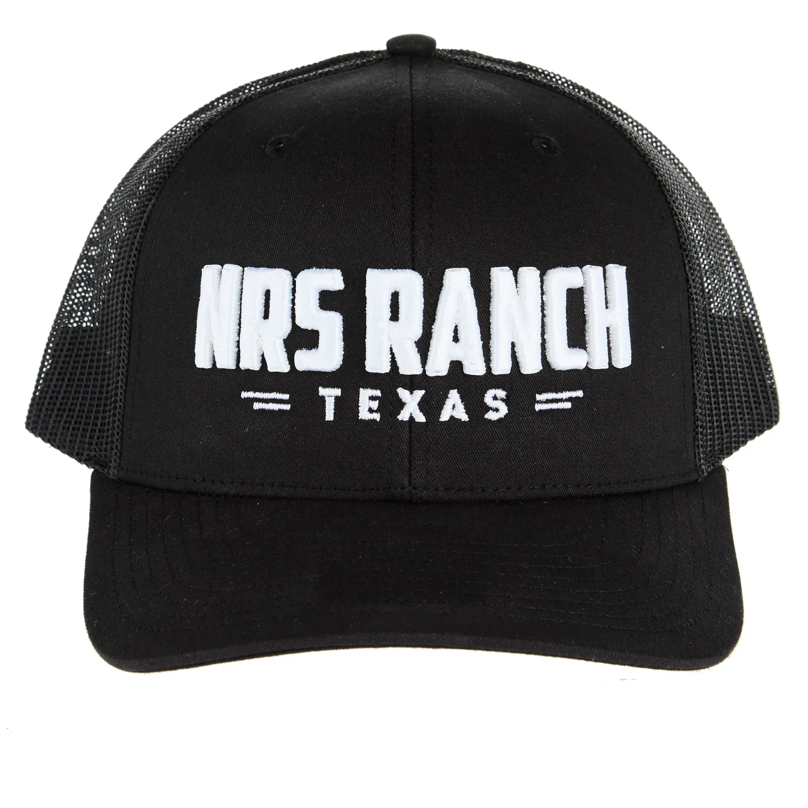 NRS Ranch Black With White 3D Logo Cap - Image 2