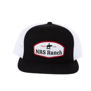 NRS Ranch Cowboy Logo Black & White Cap