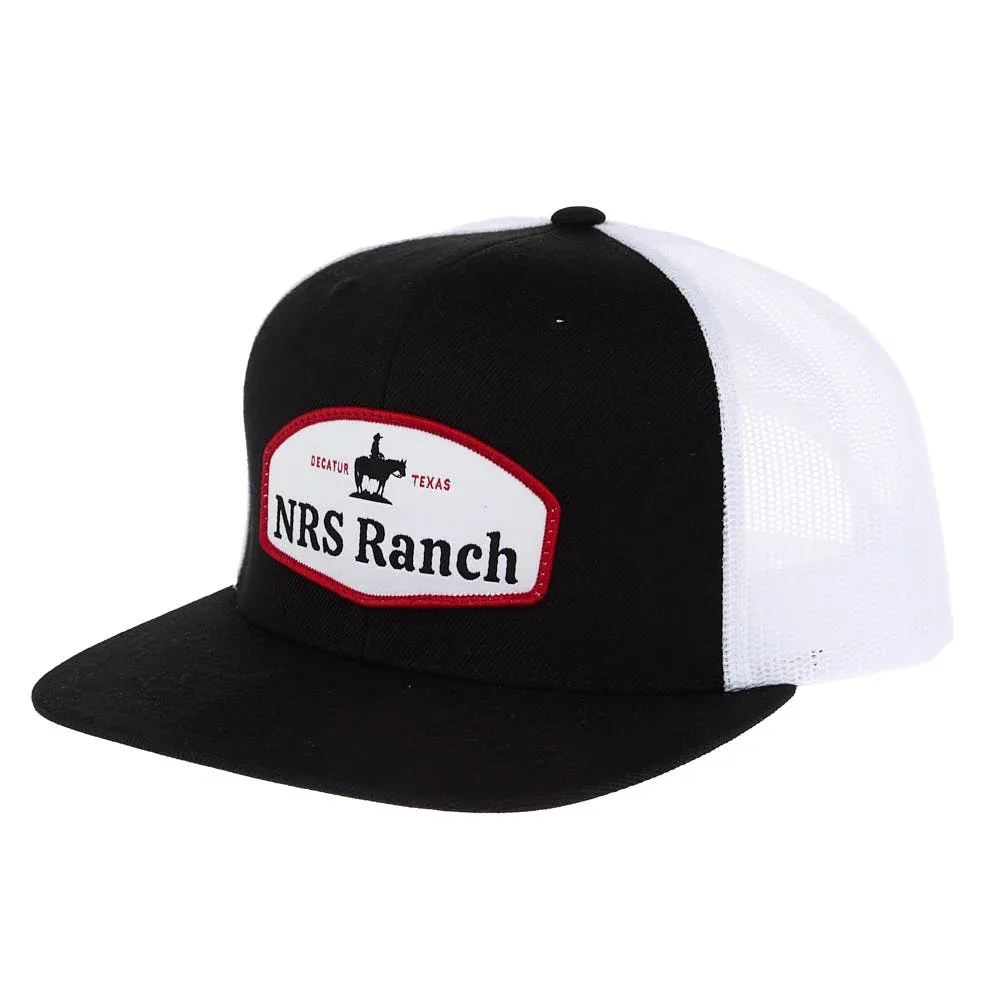 NRS Ranch Cowboy Logo Black & White Cap - Image 2