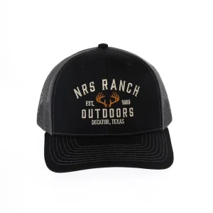 NRS Ranch Decatur Texas Black & Charcoal Cap