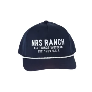 NRS Ranch EST 1989 USA Navy & White Cap