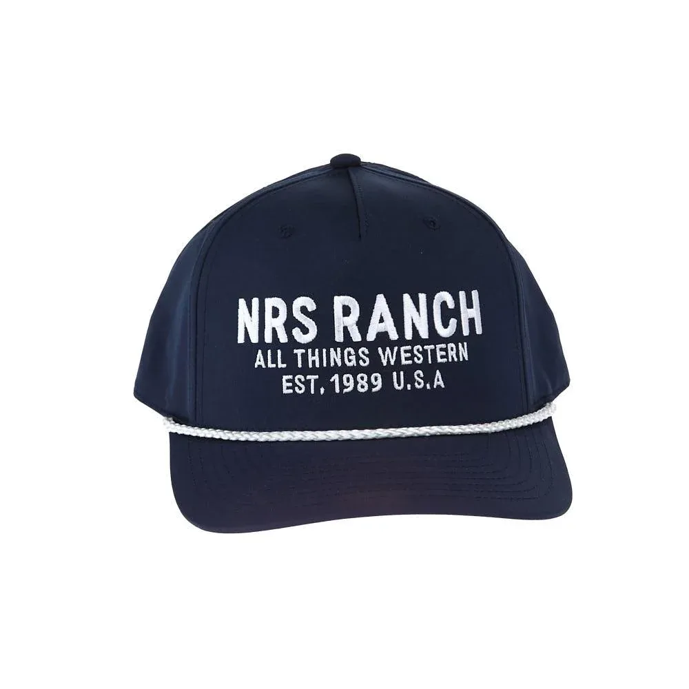 NRS Ranch EST 1989 USA Navy & White Cap