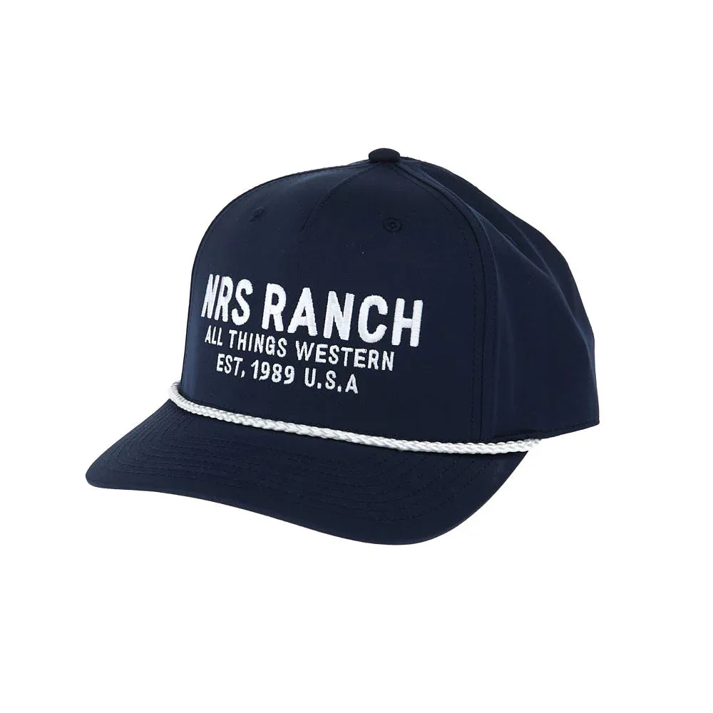 NRS Ranch EST 1989 USA Navy & White Cap - Image 2