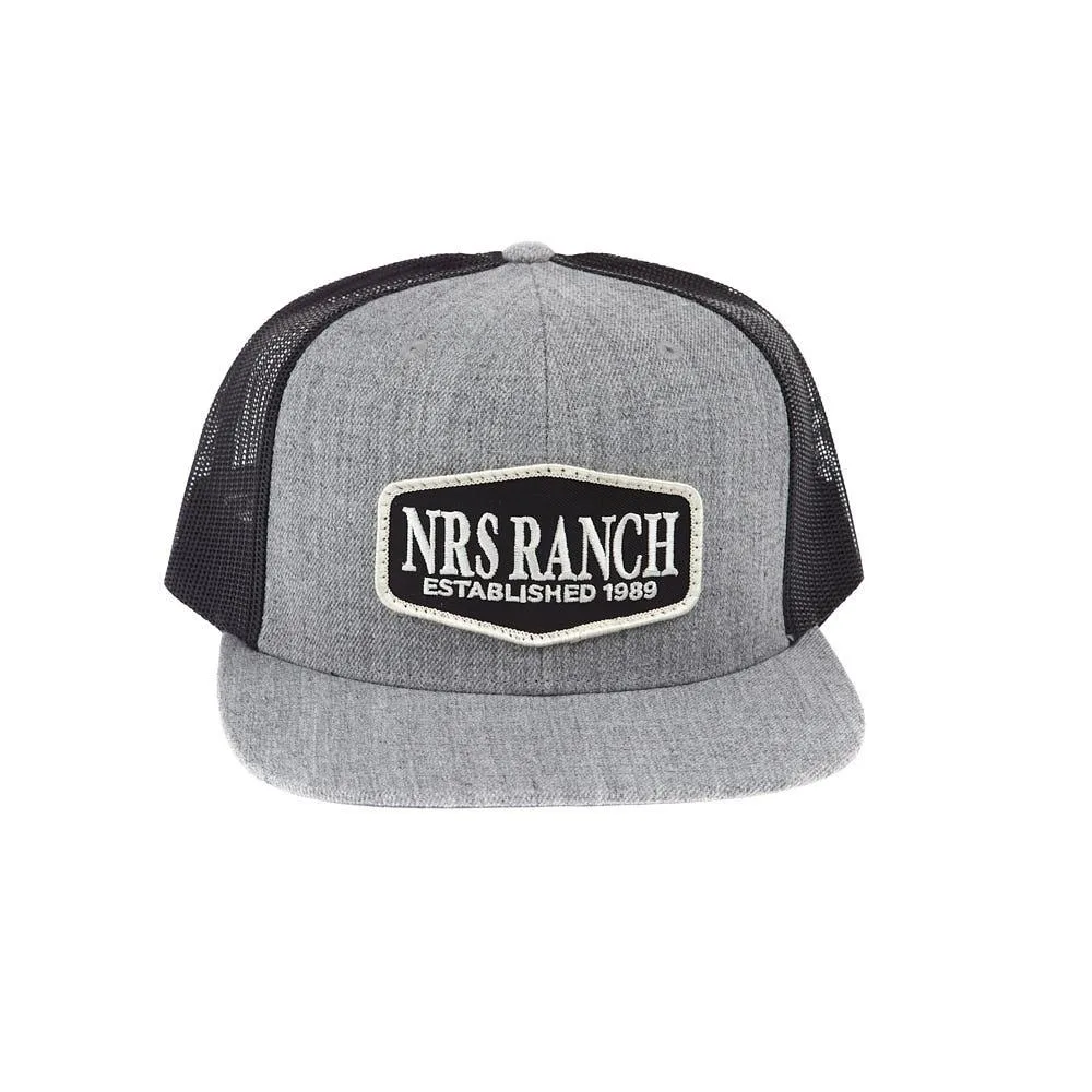 NRS Ranch Established 1989 Grey & Black Cap
