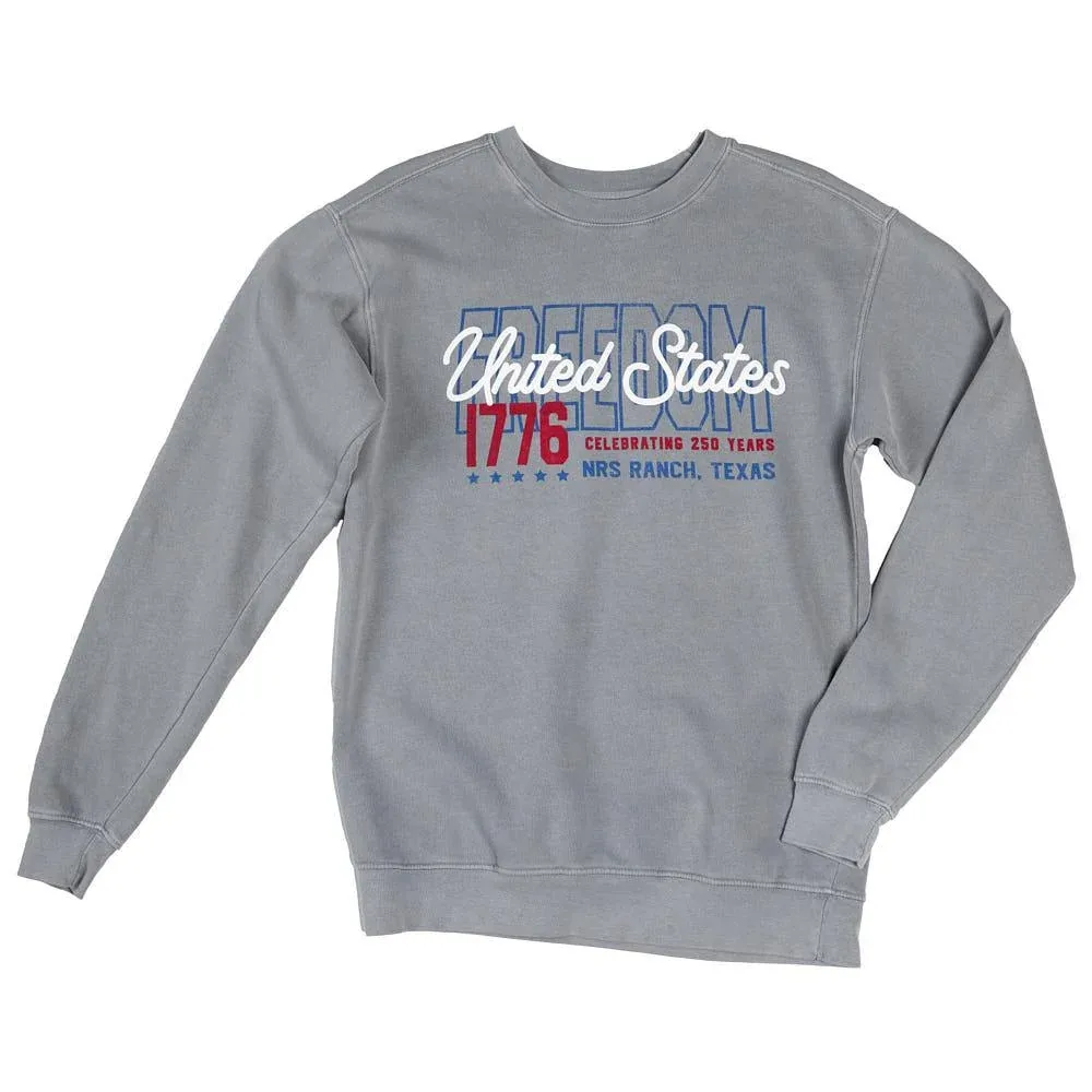 NRS Ranch Freedom 1776 Steel Grey Sweatshirt