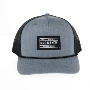 NRS Ranch Grey & Black Rope Cap