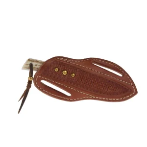 Nrs Ranch Knives Skyline 2 With Box Pattern Tooled Sheath