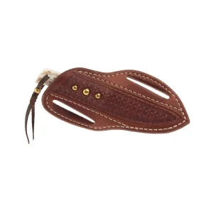Nrs Ranch Knives Skyline 3 With Box Pattern Tooled Sheath