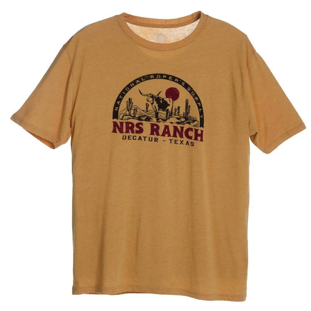 NRS Ranch Longhorn Desert Mustard Tee