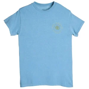NRS Ranch Round Logo Blue Tee