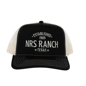 NRS Ranch Texas Black & Birch Embroidered Logo Cap