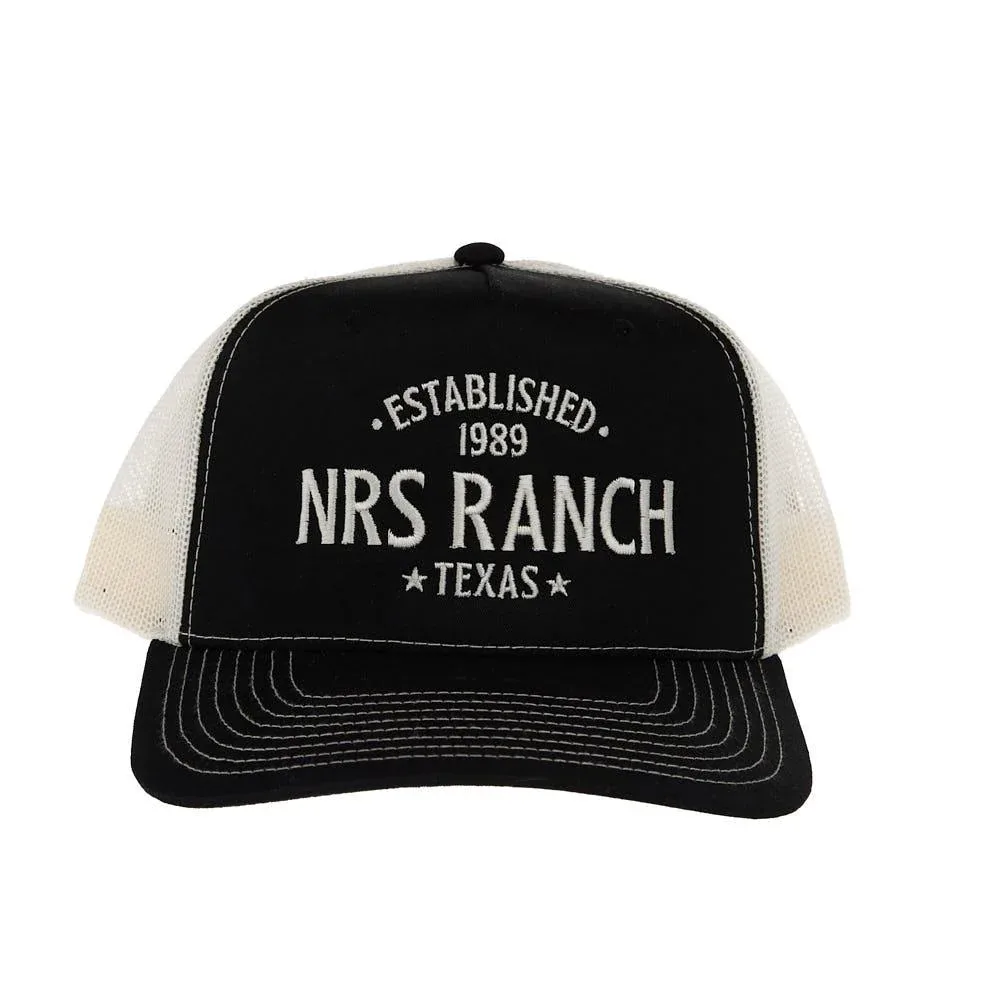 NRS Ranch Texas Black & Birch Embroidered Logo Cap