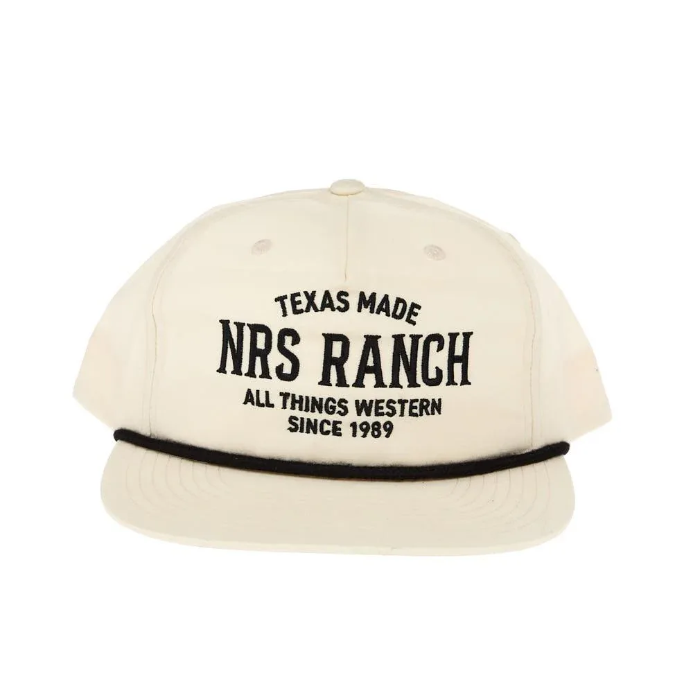 NRS Ranch Texas Made Umpqua Birch & Black Rope Cap