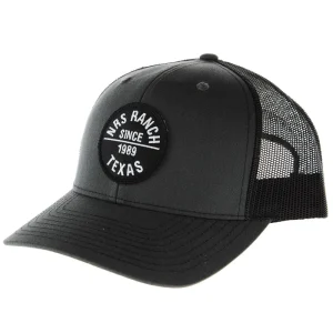 NRS Ranch Texas Round Logo Charcoal Black Cap