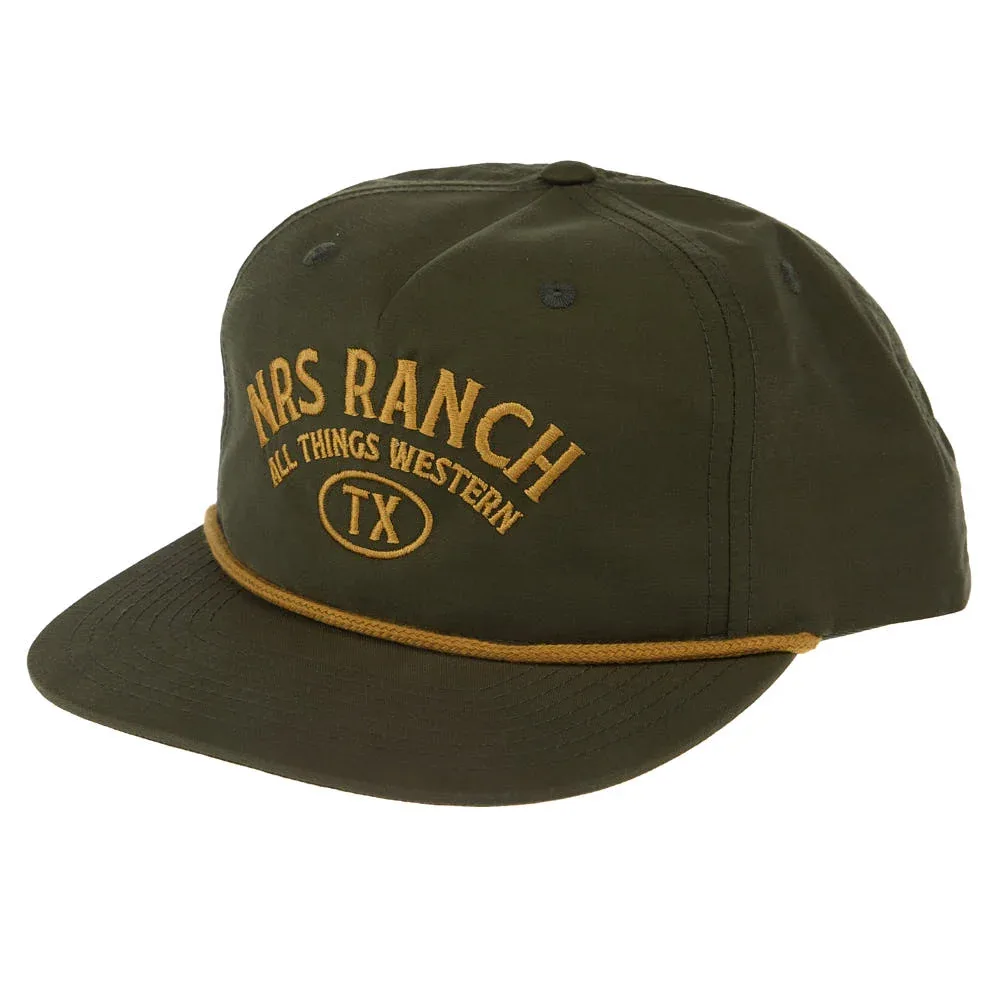 NRS Ranch TX Chocolate Loden & Gold Cap - Image 2