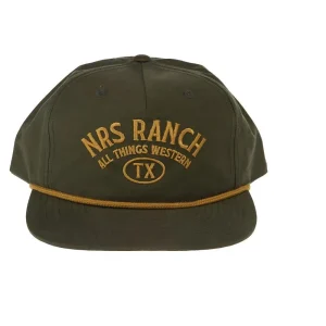 NRS Ranch TX Chocolate Loden & Gold Cap