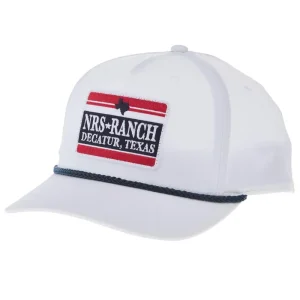 NRS Ranch White and Navy Rope Cap