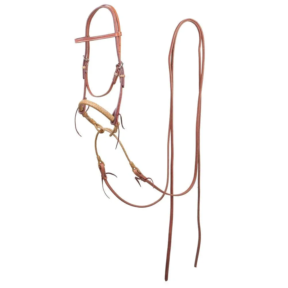 NRS Rawhide Noseband Martingale Breaking Bridle