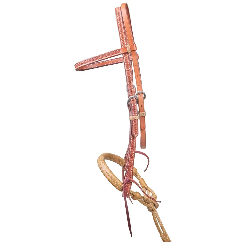 NRS Rawhide Noseband Martingale Breaking Bridle - Image 2