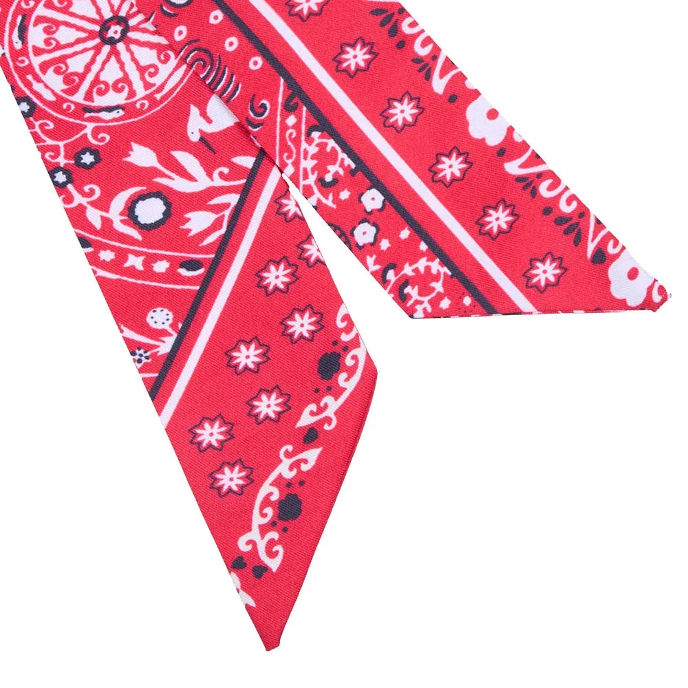 NRS Red Bandana Style Twilly - Image 2
