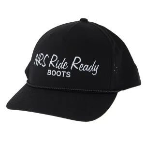 NRS Ride Ready Black Cursive Rope Cap