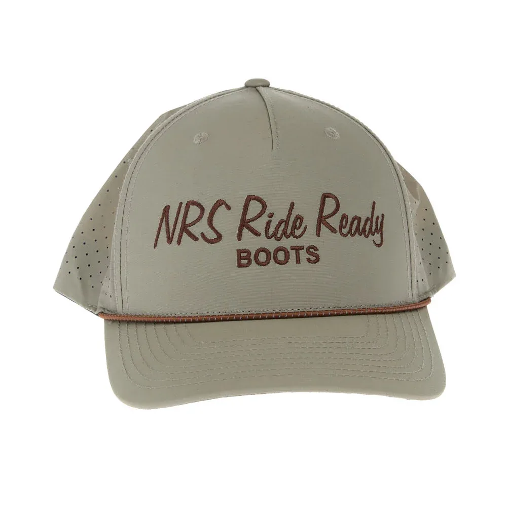 NRS Ride Ready Grey Cursive Rope Hat - Image 2