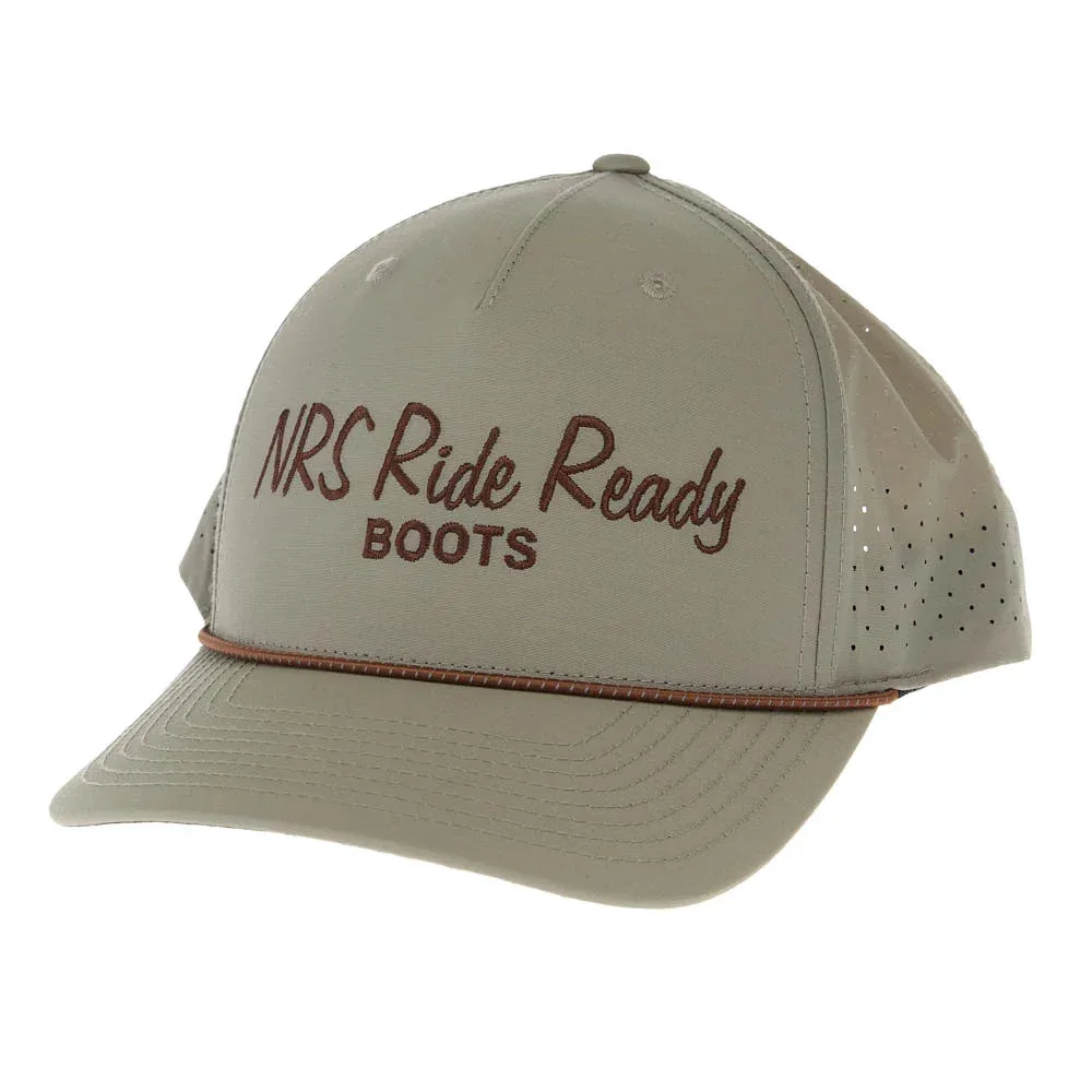 NRS Ride Ready Grey Cursive Rope Hat