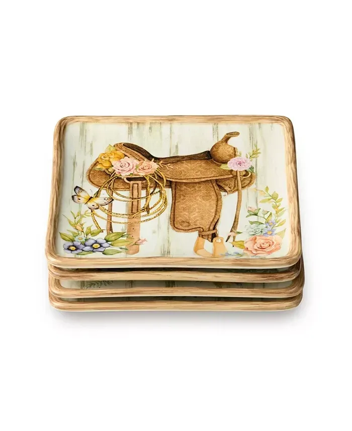 NRS Rosewood Ranch Canape Appetizer Plate Set of 4 - Image 2