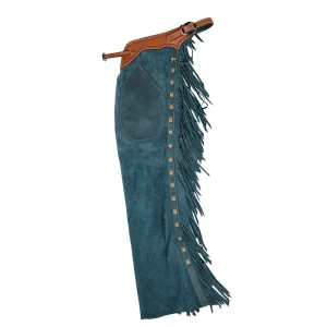 NRS Roughout Blue and Cream Lace Small Chaps
