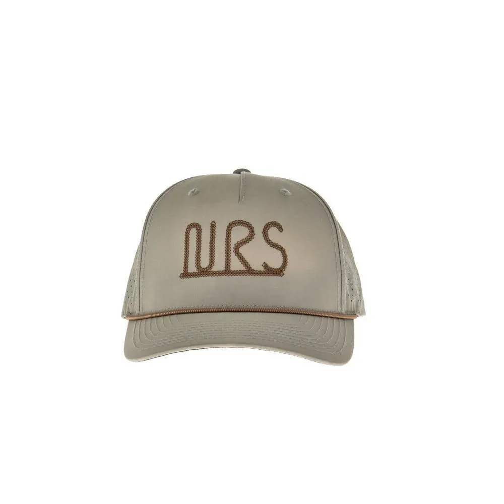 NRS Running Logo Oat Milk & Elmwood Cap