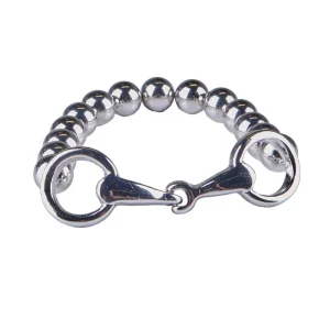 NRS Silver Snaffle Stretch Bracelet