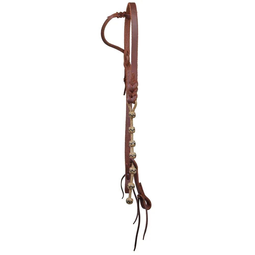 NRS Single Ear Headstall with Rawhide Slip Knots - Image 2