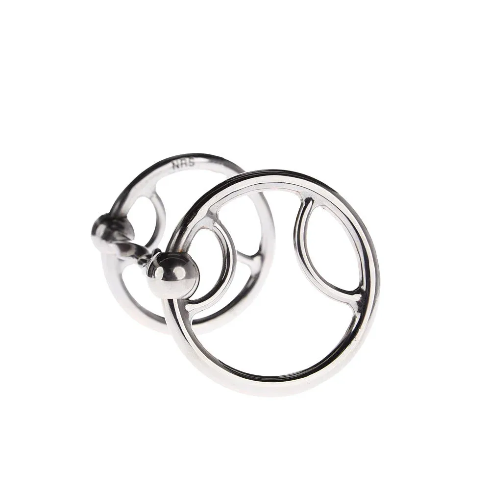 NRS Slow Twist Locked O Ring Snaffle Gag Bit - Image 2