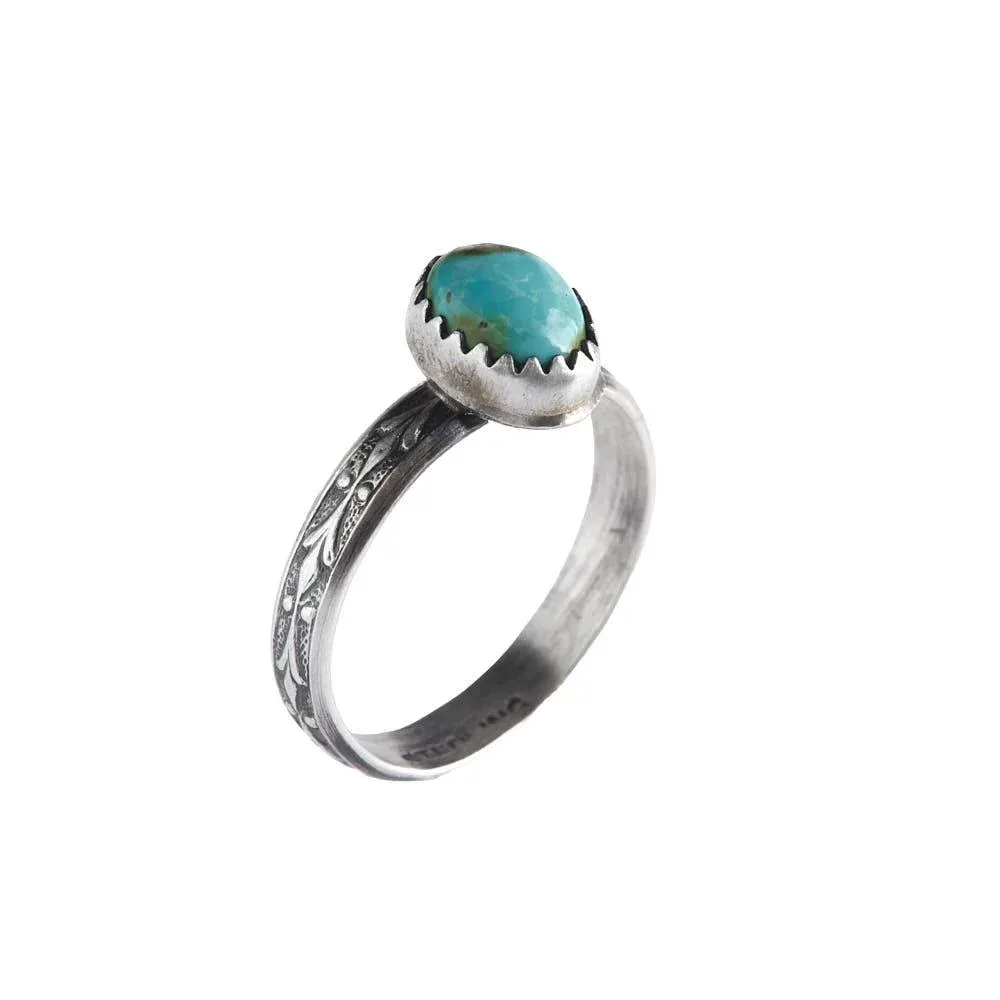 NRS Sterling Silver Sonoran Gold Ring